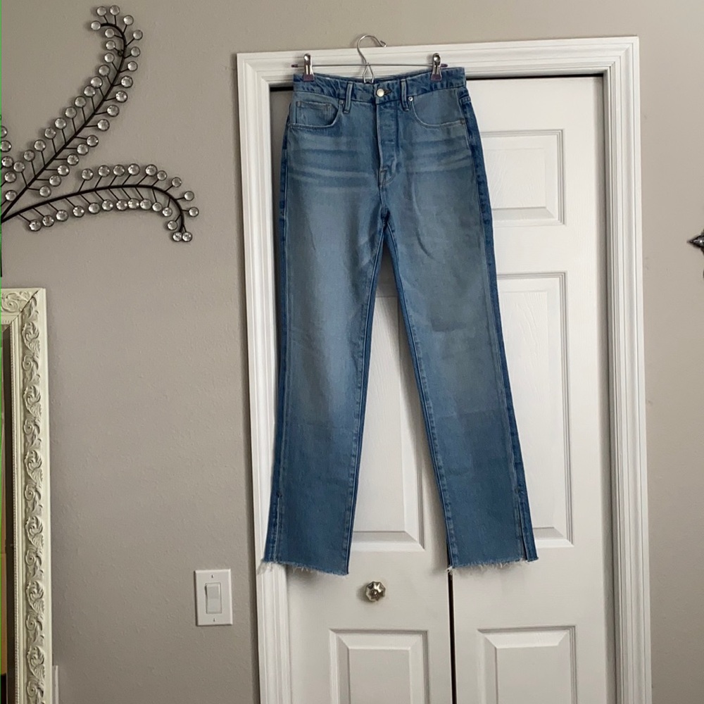 Good American good boy jeans like new worn twice